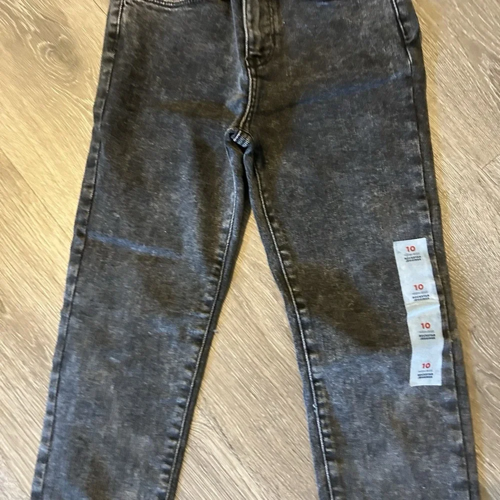 Old Navy Girls Rockstar Jeggings High Rise 360 Stretch Black Size 10 New NWT